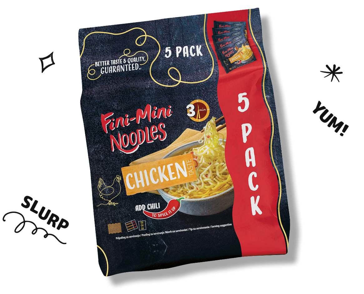 Fini-Mini Kokošji noodles