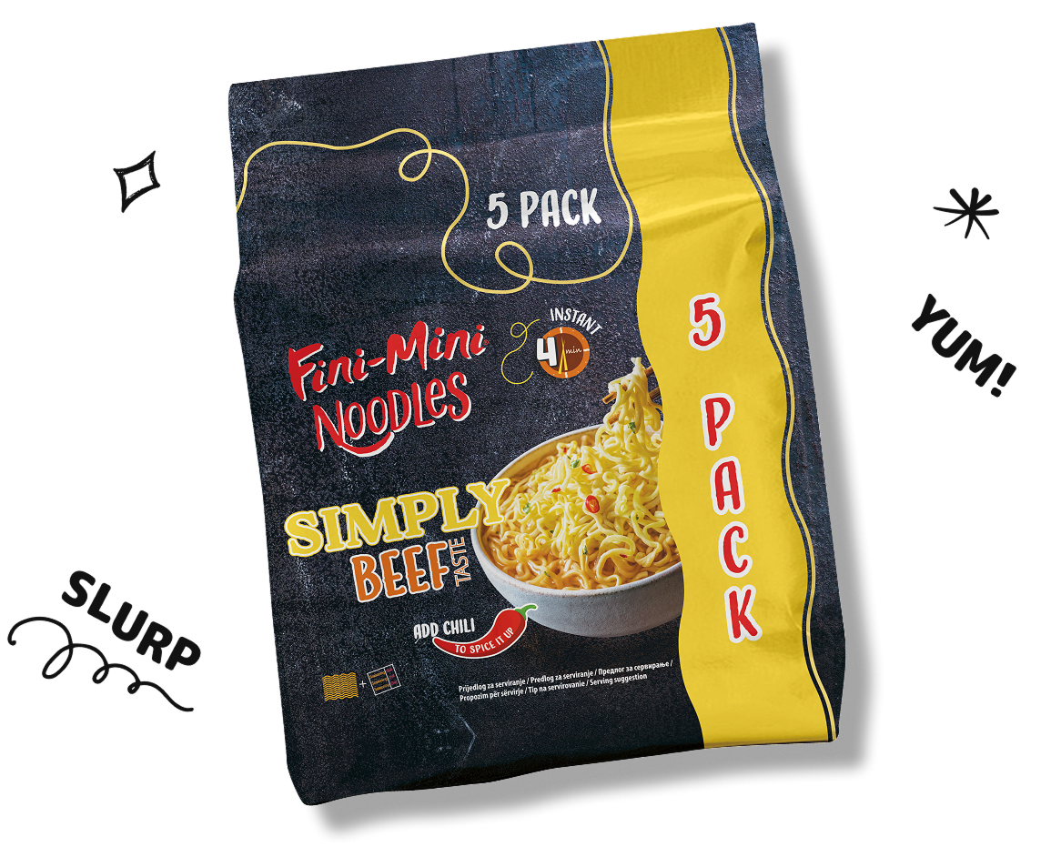 Fini-Mini Noodles Simply Beef