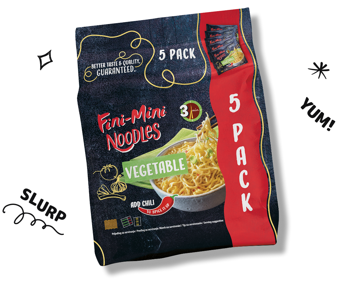 Fini-Mini Povrtni noodles